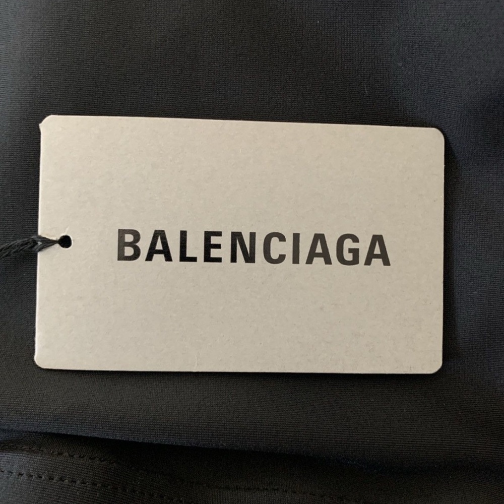 $850 Balenciaga Logo Sport Track Skirt - Picture 6 of 11